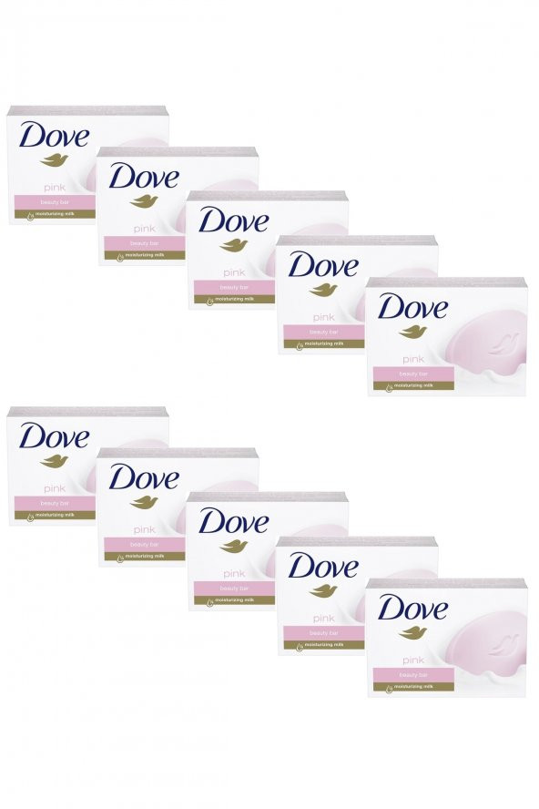 Dove Pink Cream Bar Güzellik Sabunu 100 Gr X 10 Adet