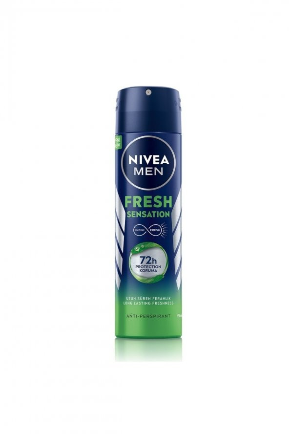 Nivea Men Fresh Sensation Erkek Deodorant Sprey 150 ml