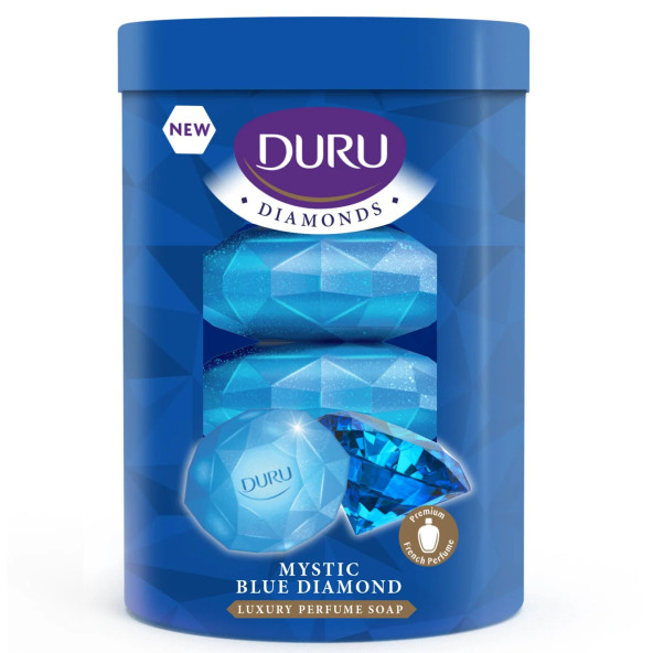 Duru Diamonds Serisi Mystic Blue Diamond Güzellik Sabunu 4 Adet 360 Gr