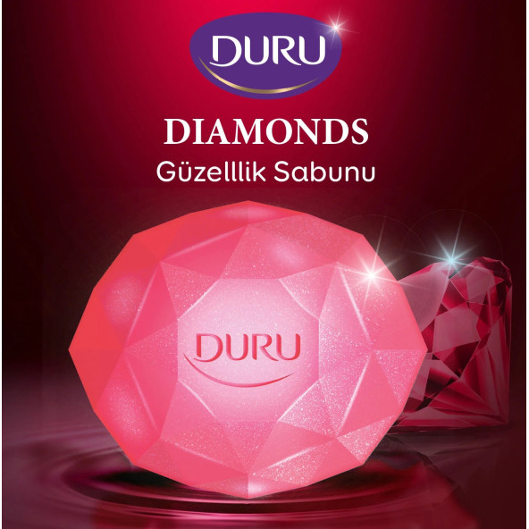 Duru Diamonds Serisi Oriental Red Diamond Güzellik Sabunu 4 Adet 360 Gr - 2
