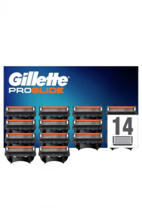 Gillette Fusion ProGlide Yedek Tıraş Bıçağı 14lü Karton Kutu