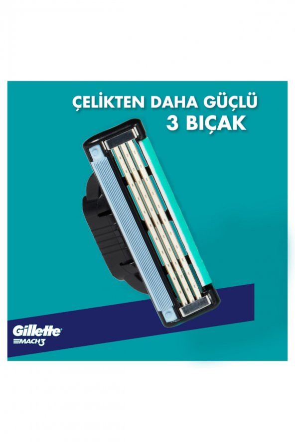 Gillette Mach3 Yedek Tıraş Bıçağı 12li