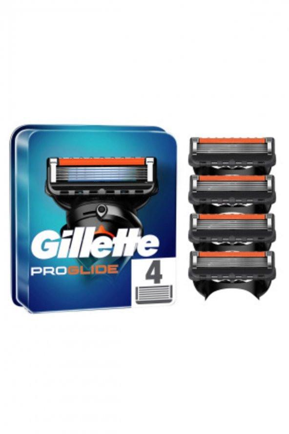 Gillette Fusion Proglide Yedek Tıraş Bıçağı 4lü