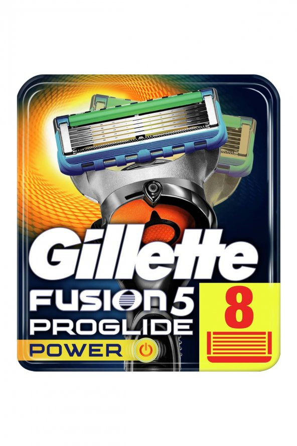 Gillette Fusion Proglide Power Yedek 8li