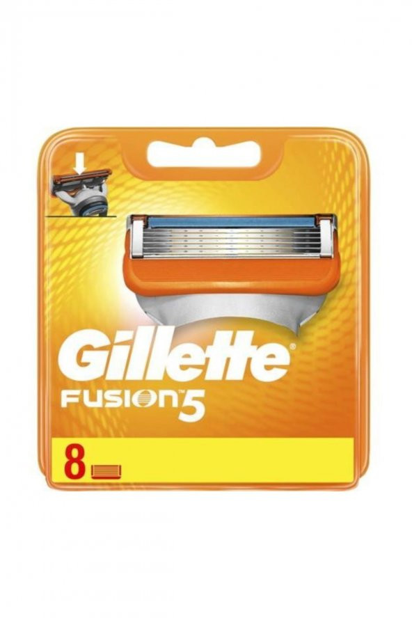 Gillette Fusion Yedek Tıraş Bıçağı 8Li