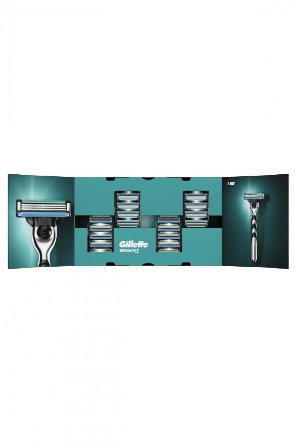 Gillette Mach3 18li Yedek Tıraş Bıçağı Karton Paket - 2