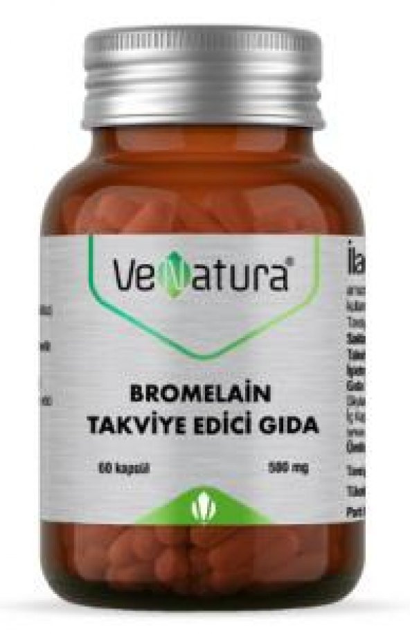 Venatura Bromelain 500mg 60 Kapsül ürün görseli