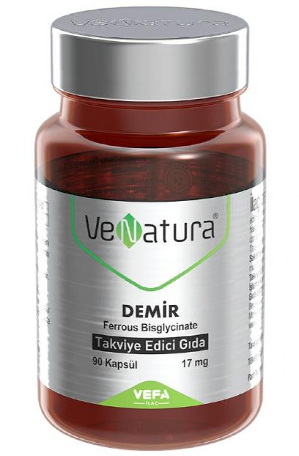 Venatura Demir Bisglisinat 17mg 90 Kapsül - 1