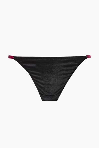 Siyah Tracy Kadife String