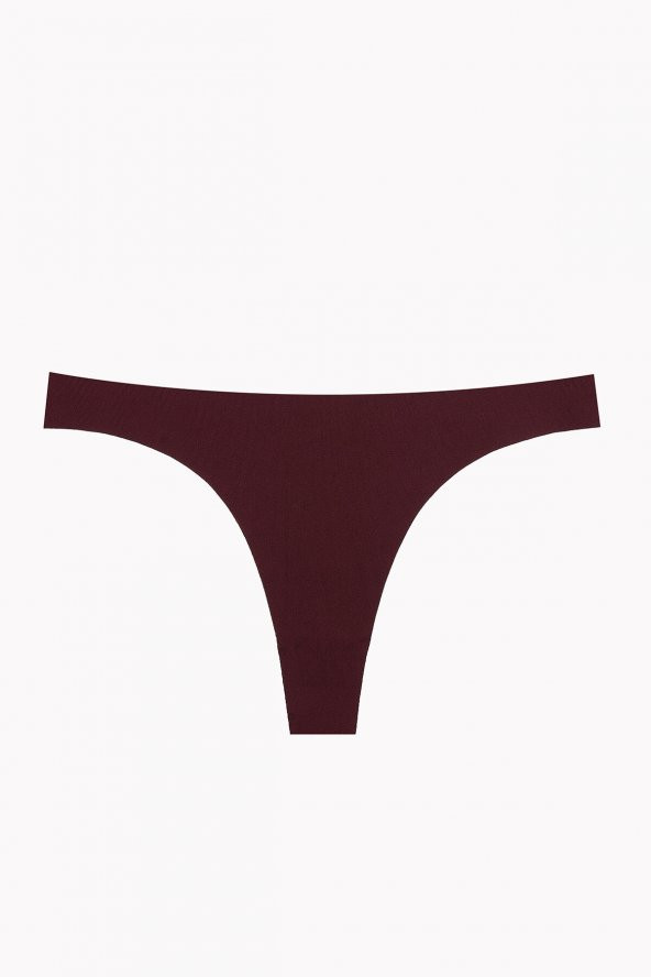 Ten Bordo Cappuccino 3lü Lazer Kesim Tanga - 4
