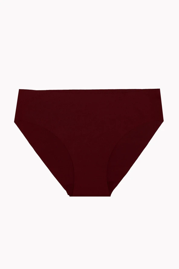 Ten Bordo Cappuccino 3lü Lazer Kesim Basic Külot - 2