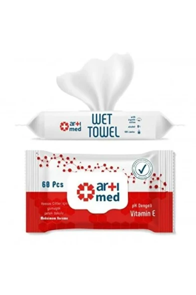 Artımed 60 Yaprak Islak Mendil
