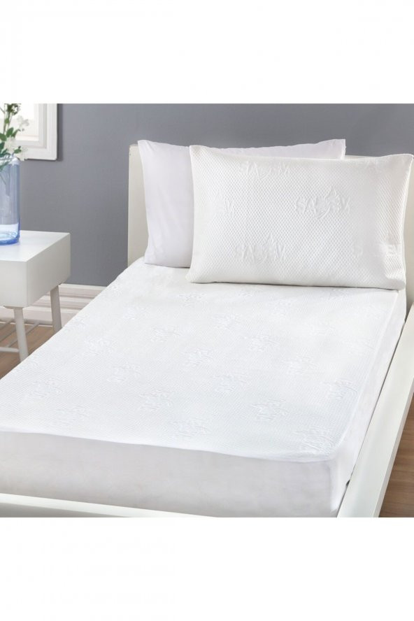 Sıvı Geçirmez Yatak Alezi Fitted Duble Jersey 200x200 cm - 1