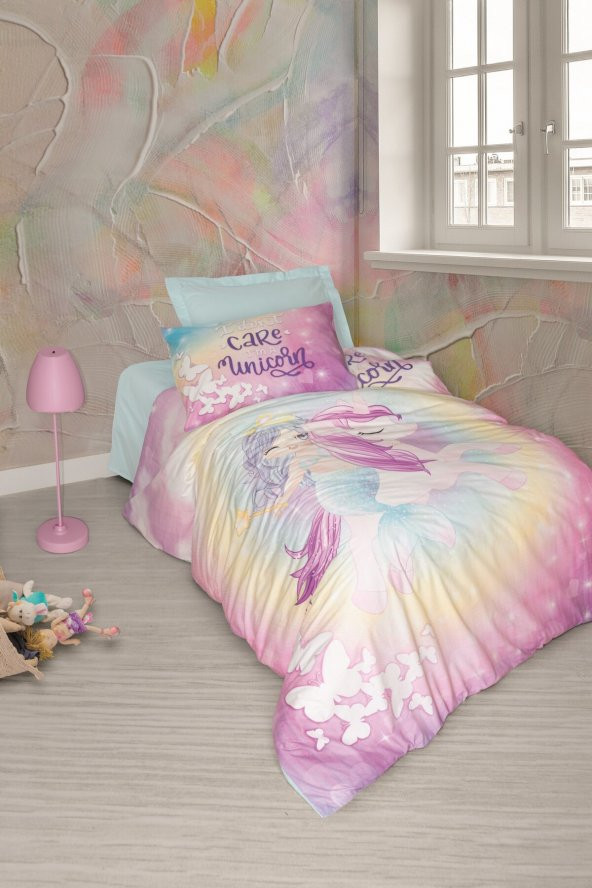 Junior Tek Kişilik Nevresim Takımı Sirena Mint