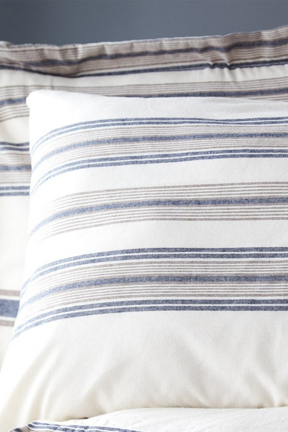 Double Comfort Ekru Çift Kişilik 100 Pamuk Nevresim Takımı - 2