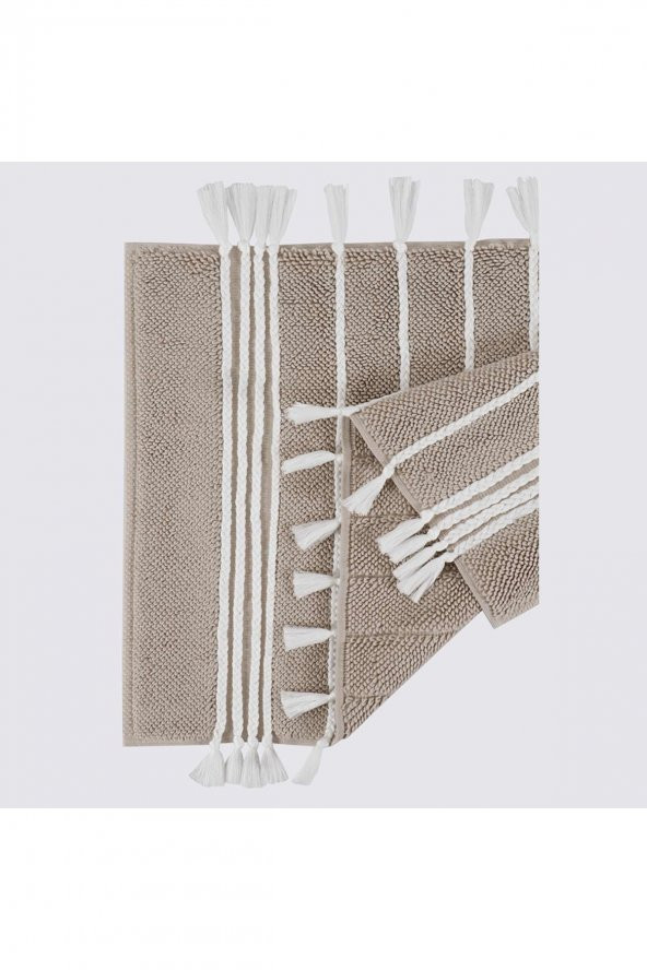 Karnella Bej Organik Banyo Paspası 50 X 80 Cm - 2