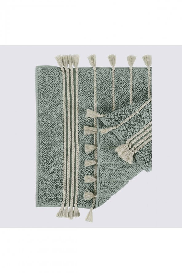 Karnella Yeşil Organik Banyo Paspası 50 X 80 Cm - 2