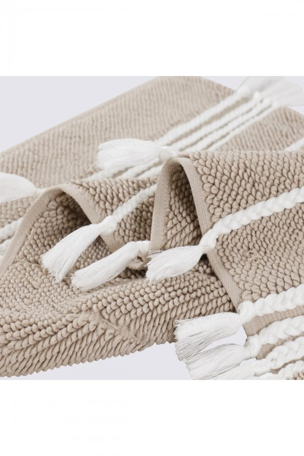 Karnella Bej Organik Banyo Paspası 50 X 80 Cm - 3