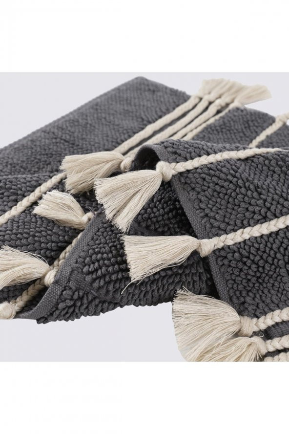 Karnella Antrasit Organik Banyo Paspası 50 X 80 Cm - 3