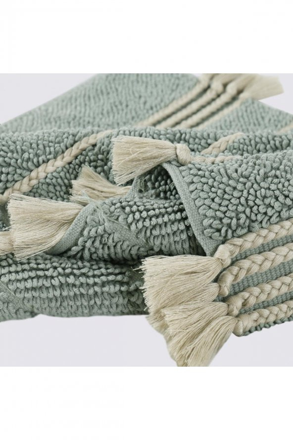 Karnella Yeşil Organik Banyo Paspası 50 X 80 Cm - 3