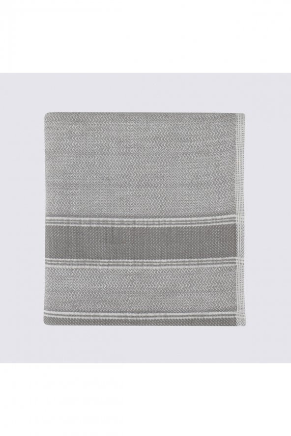 Elis Gri-krem 3 Parça Organik Mutfak Havlu Seti 40 X 60 Cm.