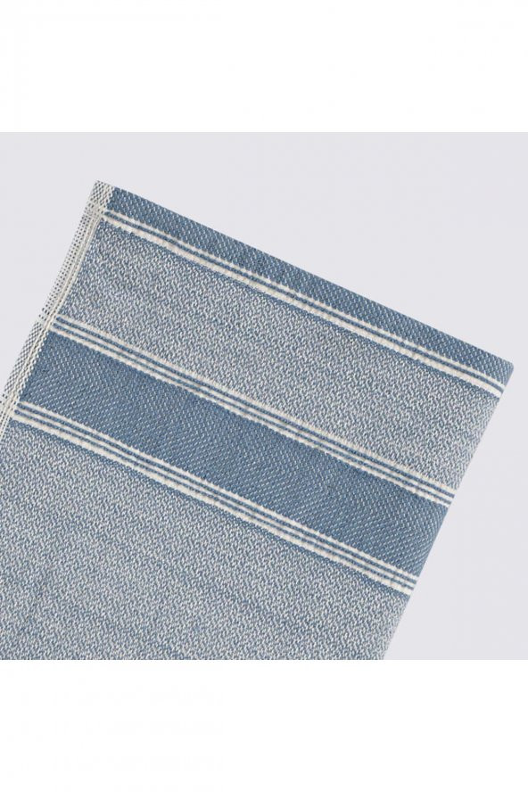 Elis Açık Mavi-krem 3 Parça Organik Mutfak Havlu Seti 40 X 60 Cm. - 2