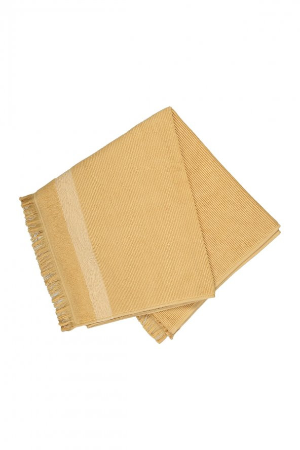 Street Sarı 100 Pamuk Yüz Havlusu 50X90 Cm - 2