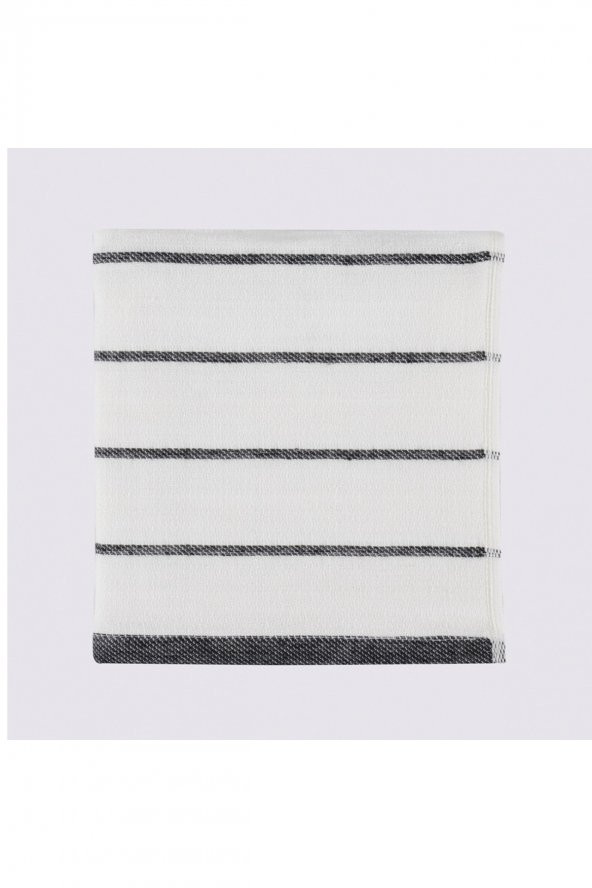 Elis Siyah-krem 3 Parça Organik Mutfak Havlu Seti 40 X 60 Cm. - 2