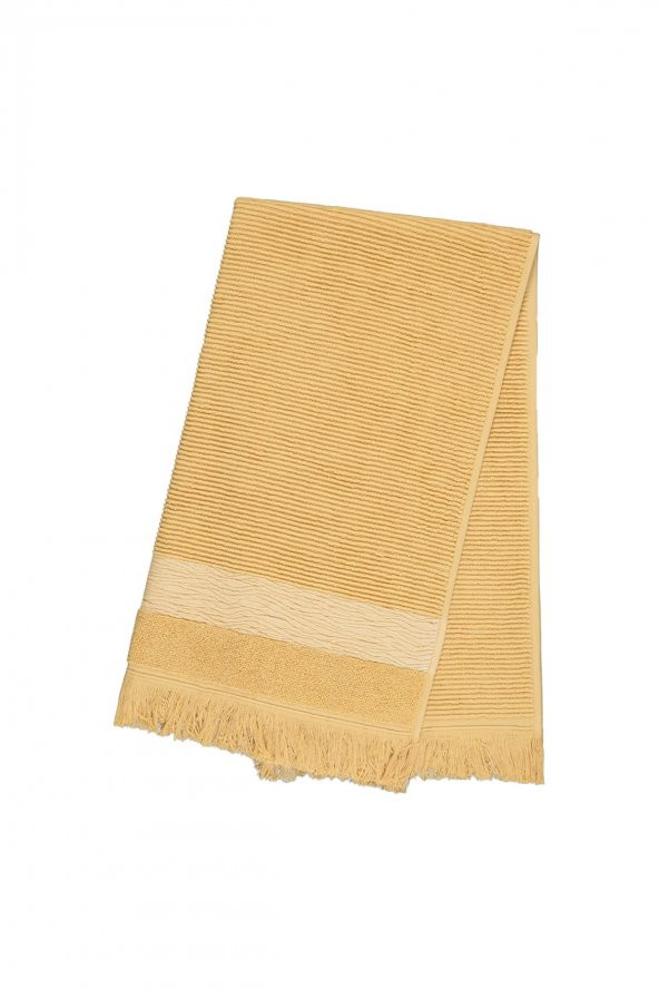 Street Sarı 100 Pamuk Banyo Havlusu 80X150 Cm
