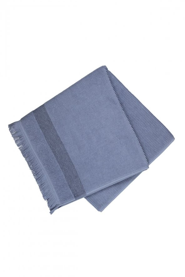 Street Mavi 100 Pamuk Banyo Havlusu 80X150 Cm - 2