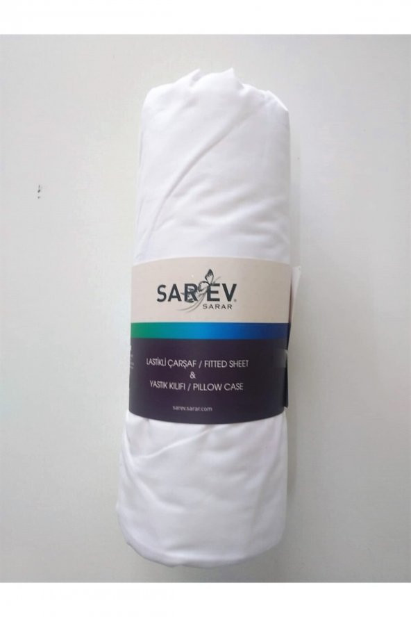 Ranforce Fitted Lastikli Çarşaf Seti 100x200 Cm V50 Beyaz - 3