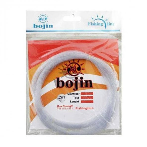 DFT Bojin 100m Monofilament Poşet Misina 2mm Şeffaf