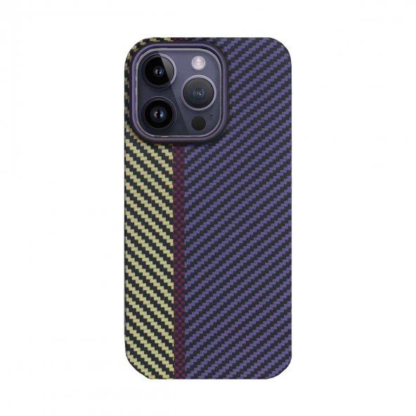 BİKAPAK MAGCARBON IPHONE 15 PRO MAX MOR KAPAK ürün görseli