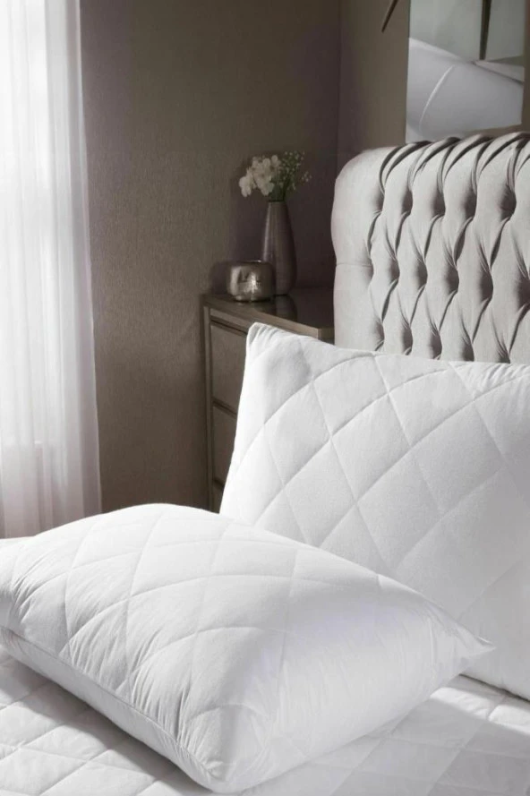 Magic Lady Magiclady Kapitone Yastık Koruyucu Yastık Alezi 2 Li 50x70 cm ürün görseli