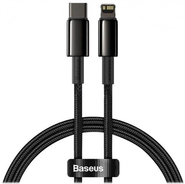 Baseus Super Şarj Örgü Tasarım1Mt 20W İPhone Şarj Kablosu İphone 11 12 13 14 Pro Max Şarj Veri Kablosu - 1