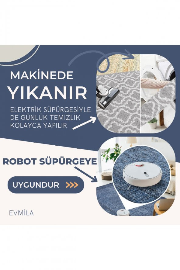Tom Ve Jerry Desen Baskılı 7mm Bebek Ve Çocuk Odası Halısı - Beyaz - 2
