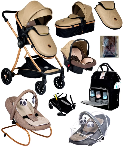 Baby Home 9 In 1 Yeni Doğan Full Set 1010 Travel Sistem Bebek Arabası 330 Sallanır Ev Tipi Ana Kucağı - 3