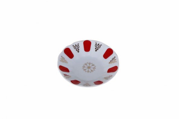Porland Kırmızı Yaldız Çay Tabağı 11 Cm - 3