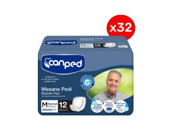 CANPED MESANE PEDI ERKEK 12 ADET X 32 PAKET ürün görseli 1