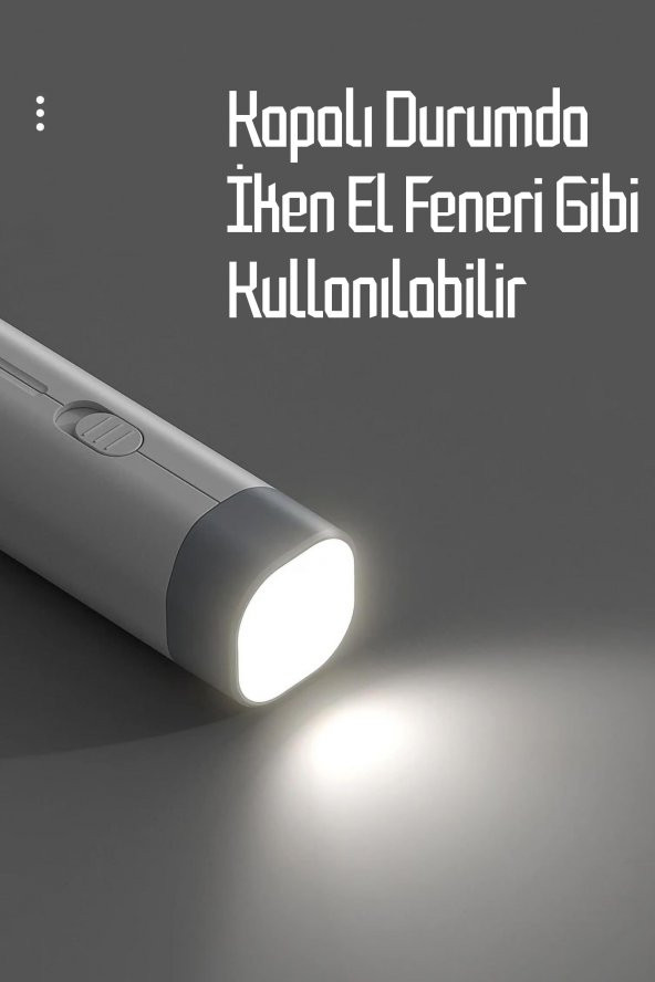 4in1 Şarjlı Masa Lambası Powerbank Özellikli Telefon Standlı Kamp El Feneri Çalışma Okuma Işığı 975 - 6