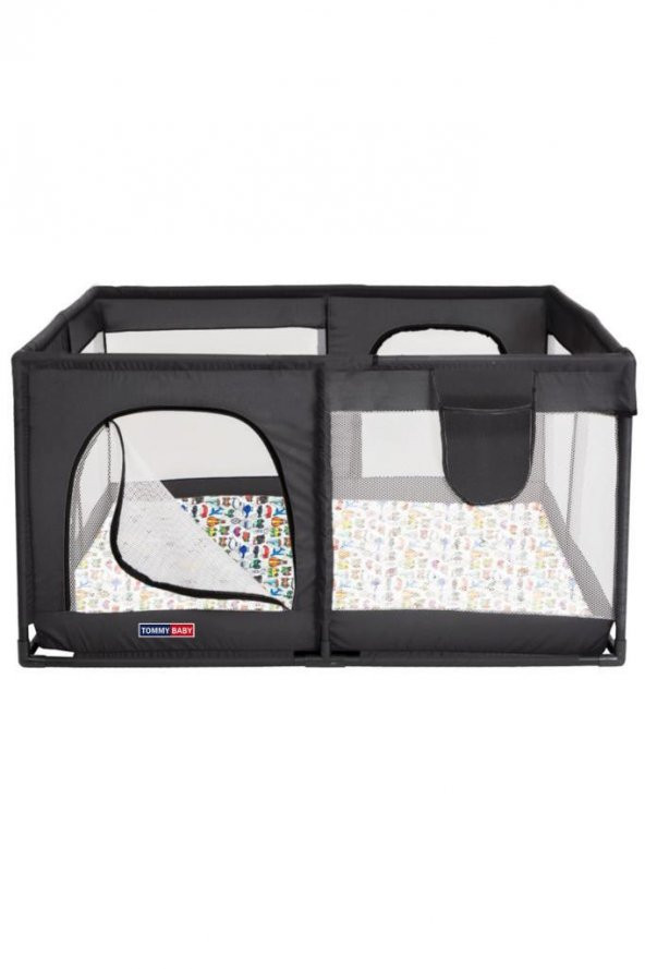 TommyBaby Güvenli Bebek Ve Çocuk Oyun Alanı Oyun Parkı 125X125 Oyun Matı Topları Yatak - 2