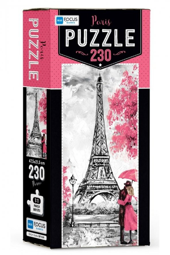 Blur Focus 230 Parça Paris Eyfel Kulesi Gençlik Puzzle