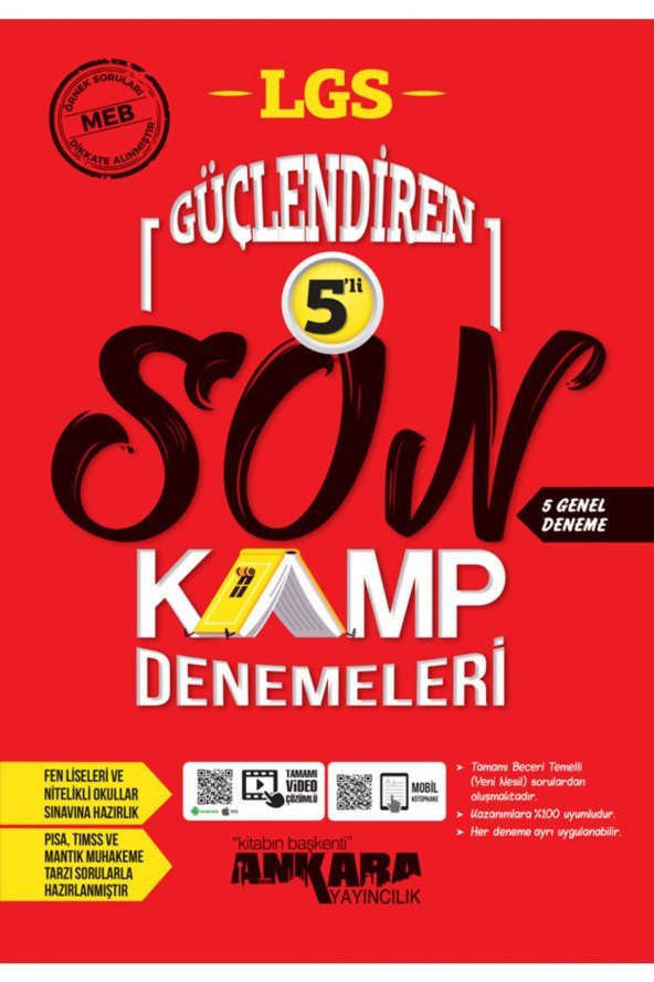Ankara Yayıncılık Lgs Güçlendiren 5li Son Kamp Denemeleri