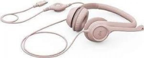 Logitech 981-001281 H390 Pudra Pembe Usb Mikrofonlu Kulaklık - 2