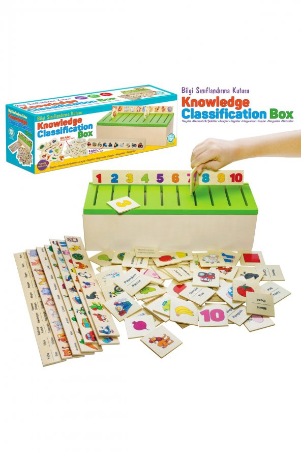 Montessori Bilgi Sınıflandırma Kutusu -