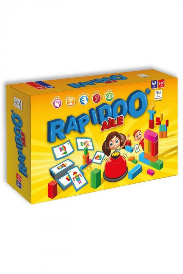 Rapidoo Aile Dikkat Geliştiren Zeka Kutu Oyunu Yükselen Zeka 6-99 Yaş