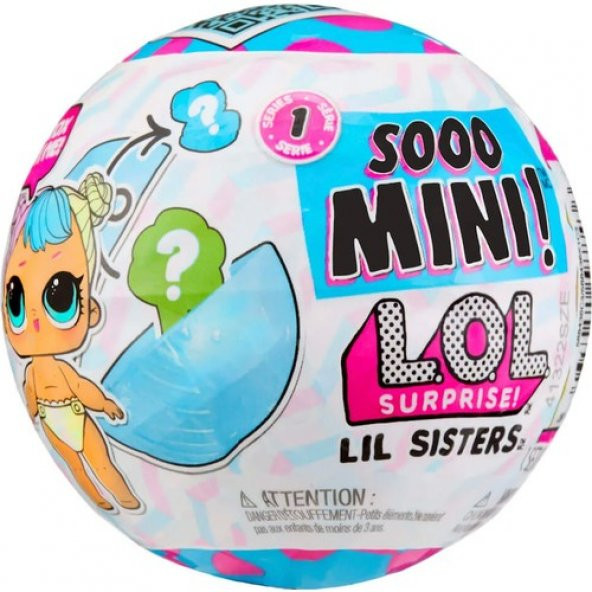Mgae - L.O.L. Surprise - Sooo Mini ! Lil Sisters - Sürpriz Bebekleri LOL Bebek (1 Adet Gönderilir)