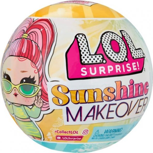 Mgae - L.O.L. Surprise - Sunshine Makeover - Sürpriz Bebekleri - LOL Bebek (1 Adet Gönderilir)
