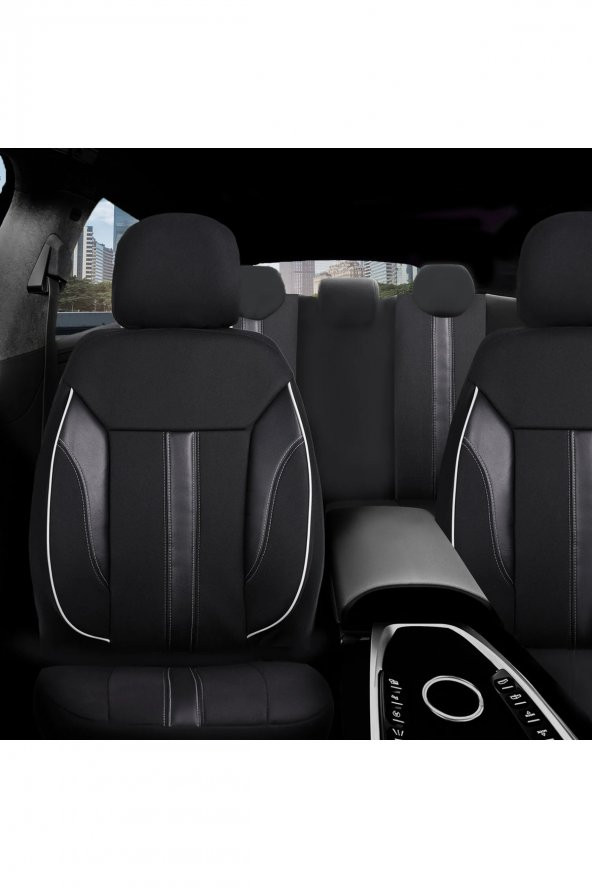 Mazda 626 Uyumlu Özel Tasarım Oto Koltuk Kılıfı Seti Classy - 2