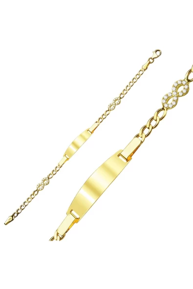 Isim Yazılabilir Sonsuzluklu Bebek Künyesi - 1